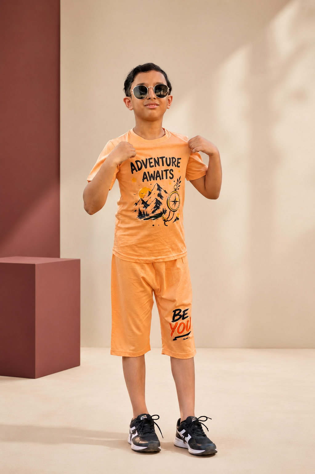 Orange Adventure Awaits Pair