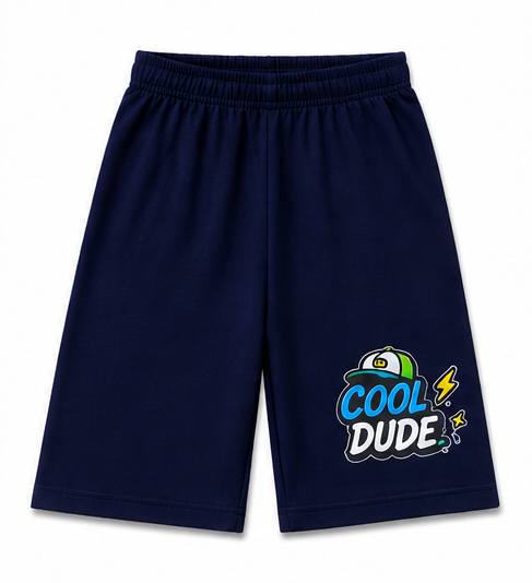 Kids Cool Dude Bear Graphic T-Shirt & Short Set