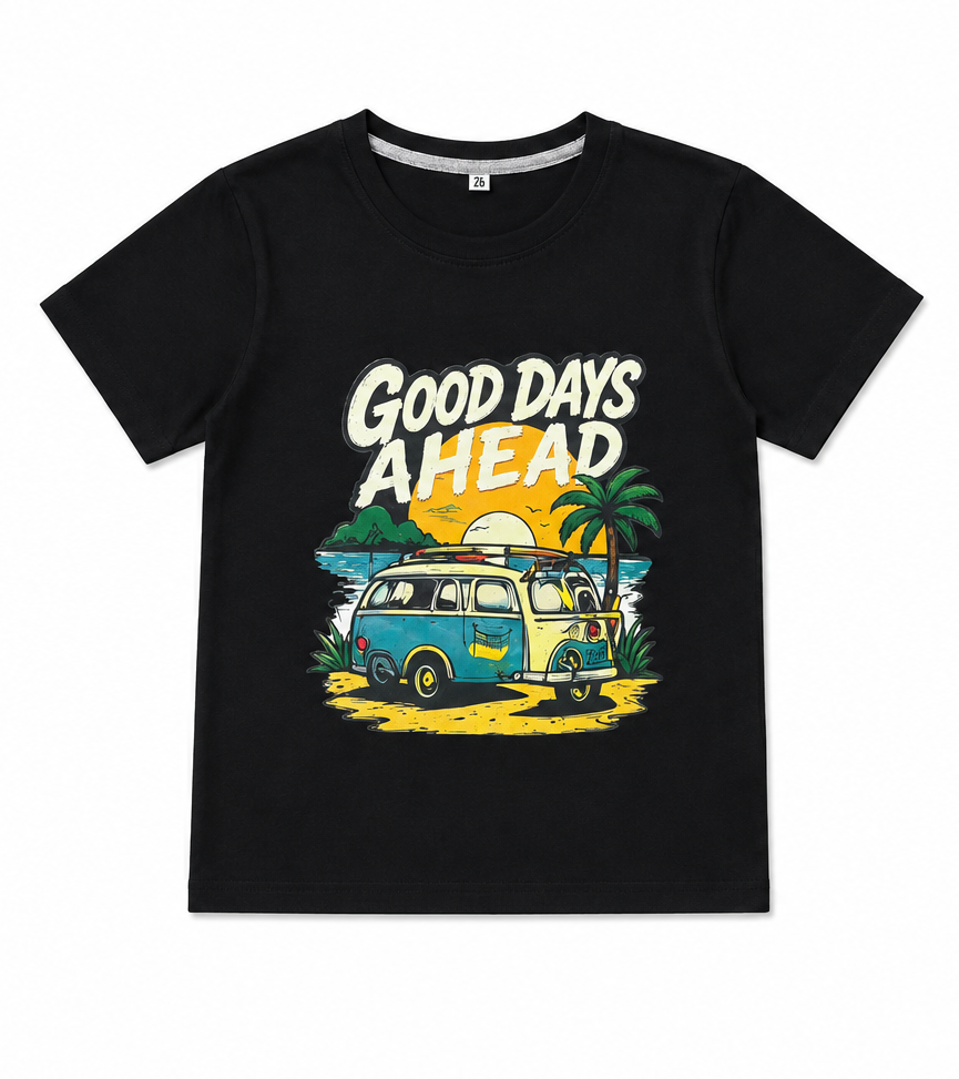 Kids Good Days Ahead Graphic T-Shirt & Short Set